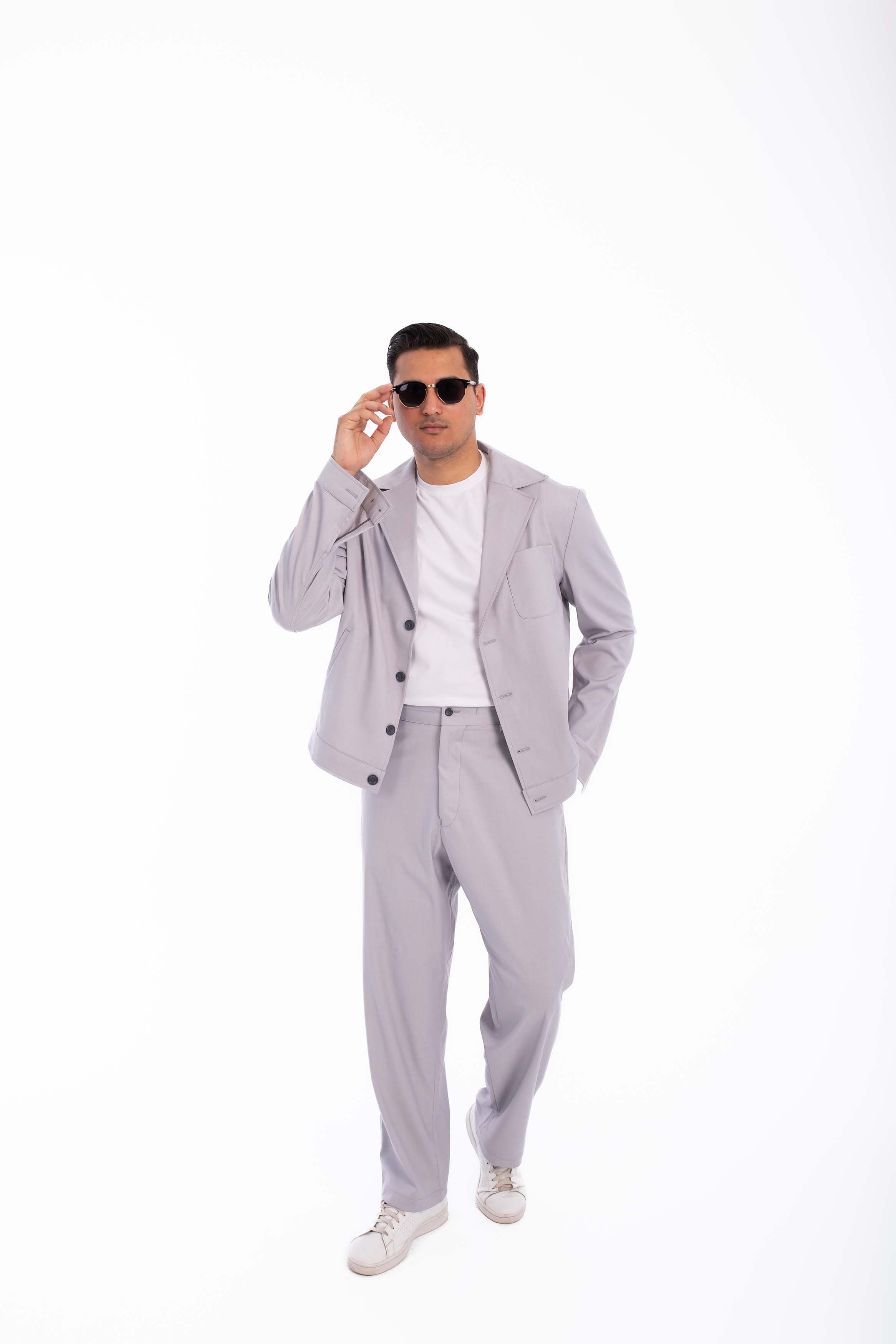 Casual Suit oversized-Gray