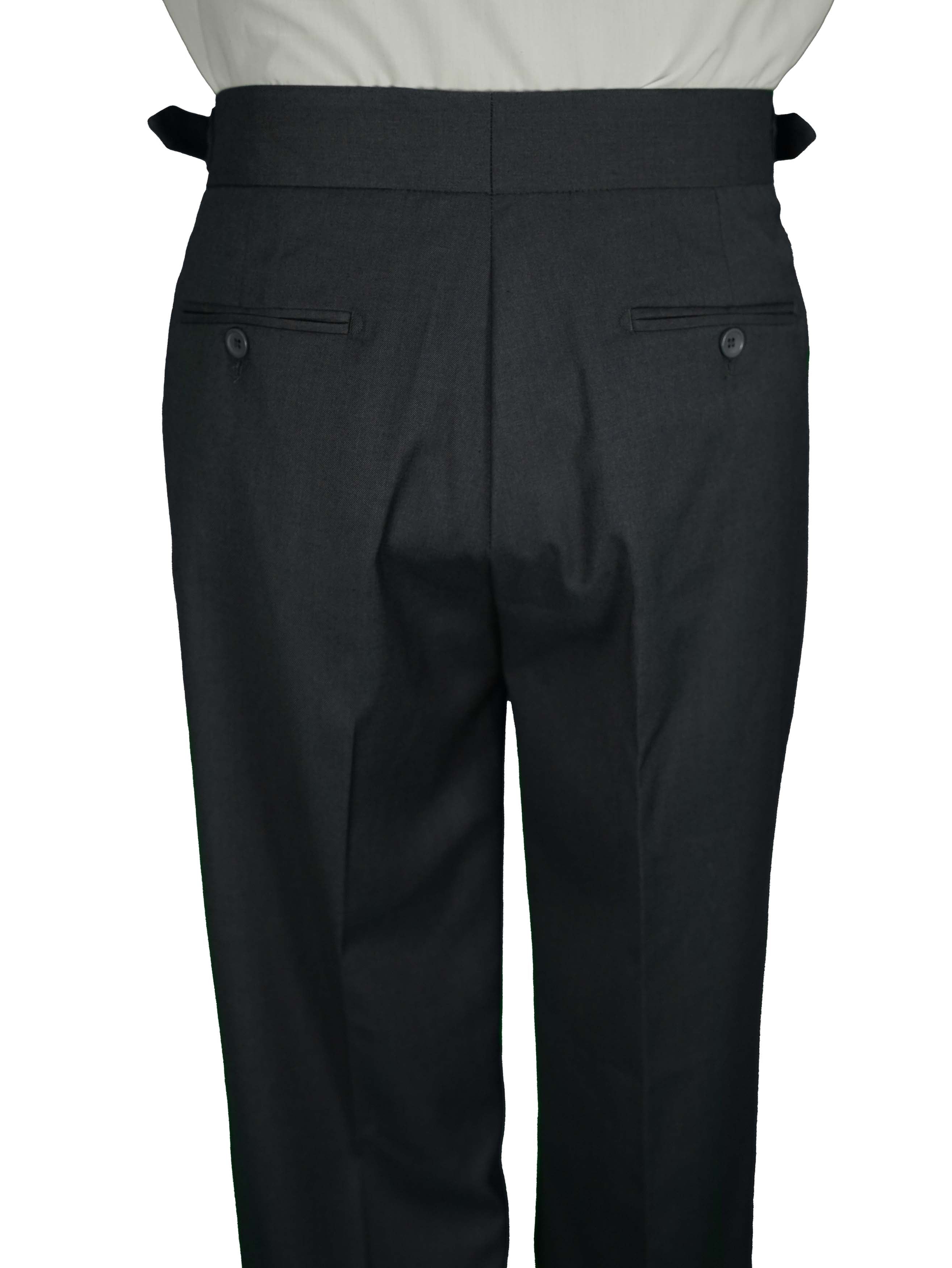 two button hight Waist Gurkha trousers - Grey