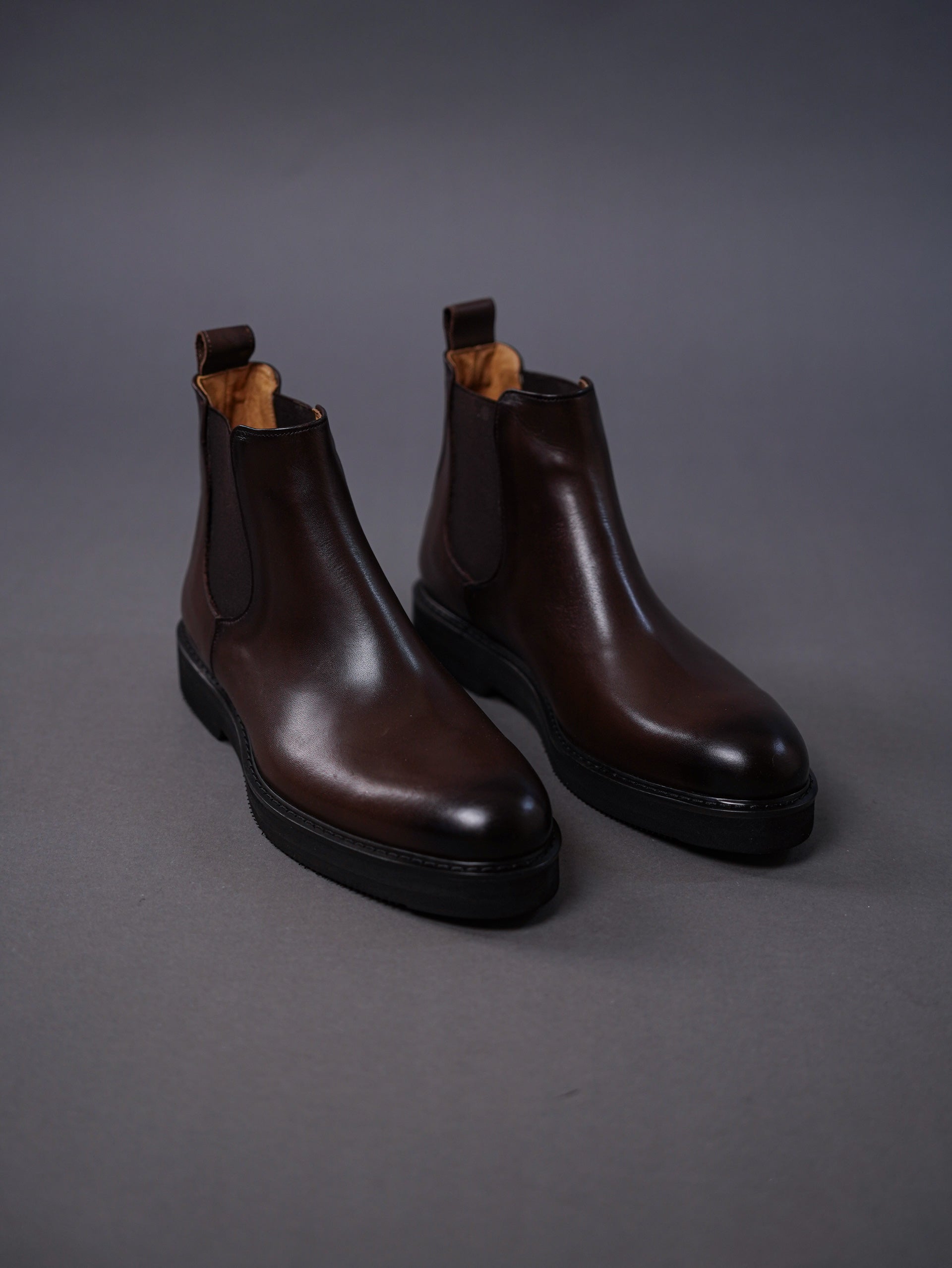 chelsea boots-Brown