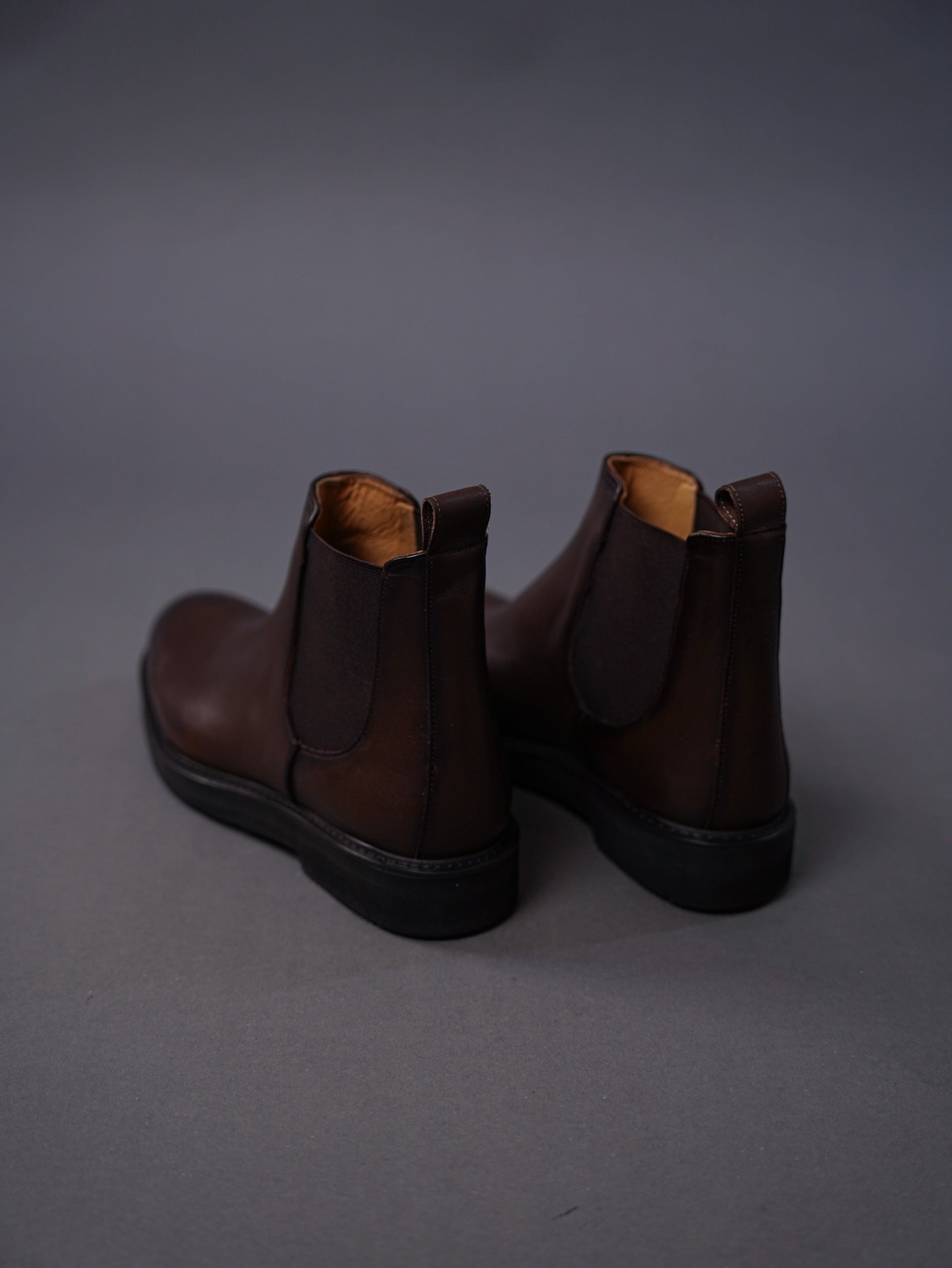 chelsea boots-Brown