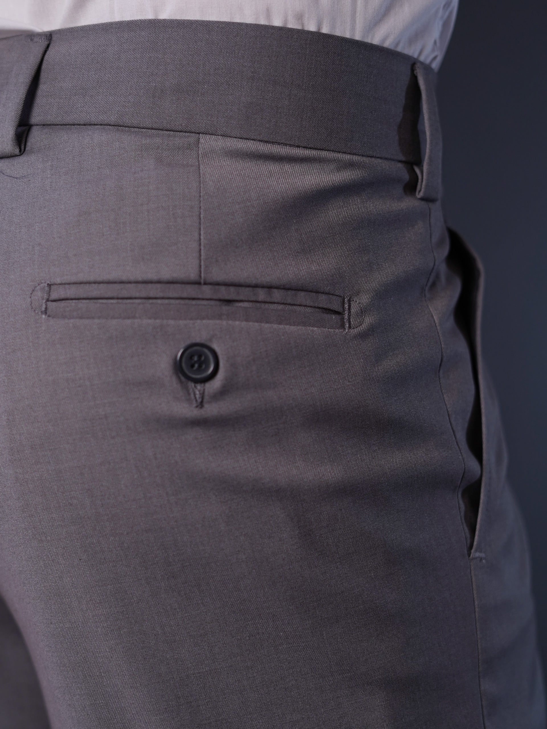 slim fit chino pants-gray