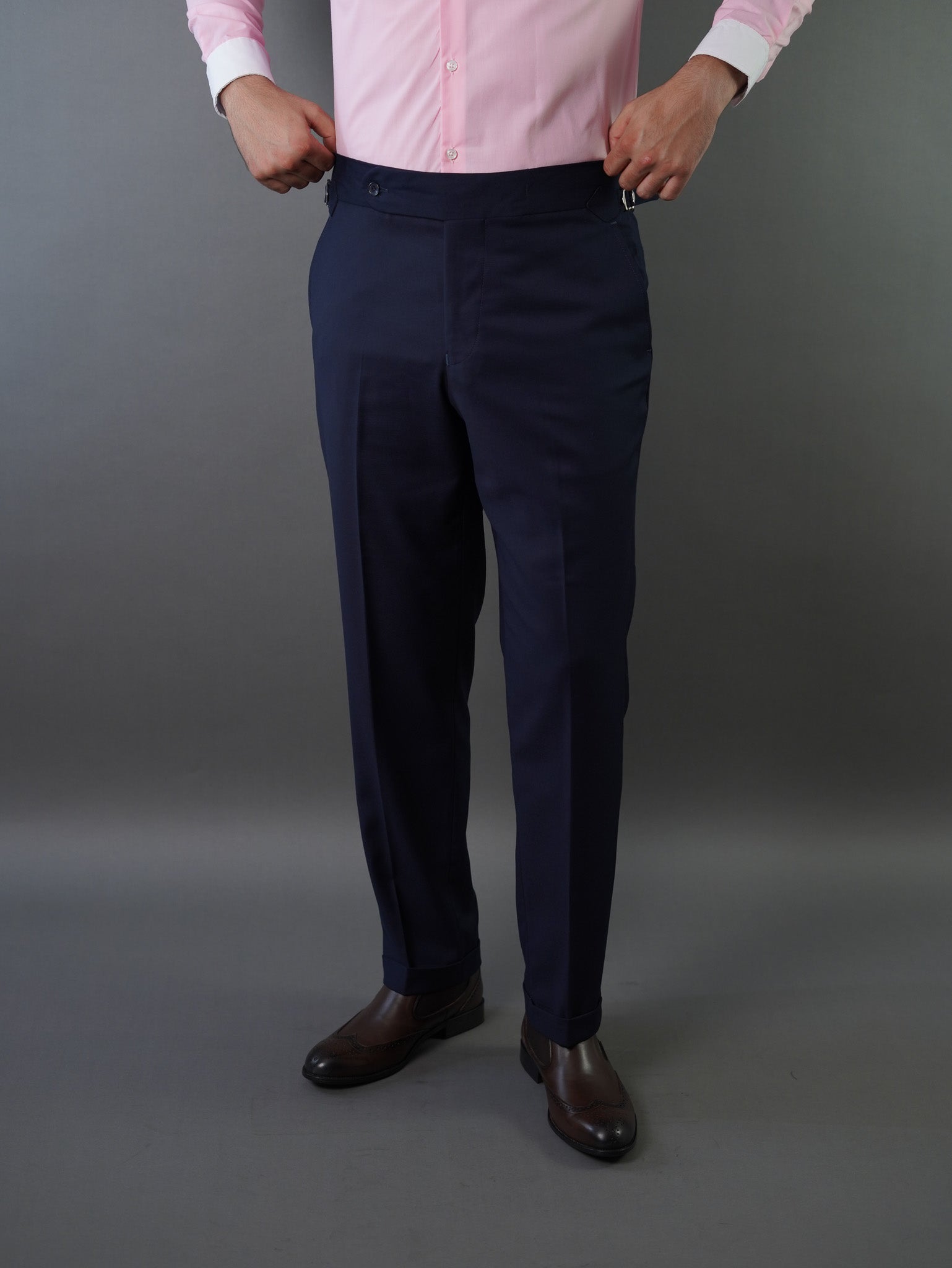 Double breasted suit - navy