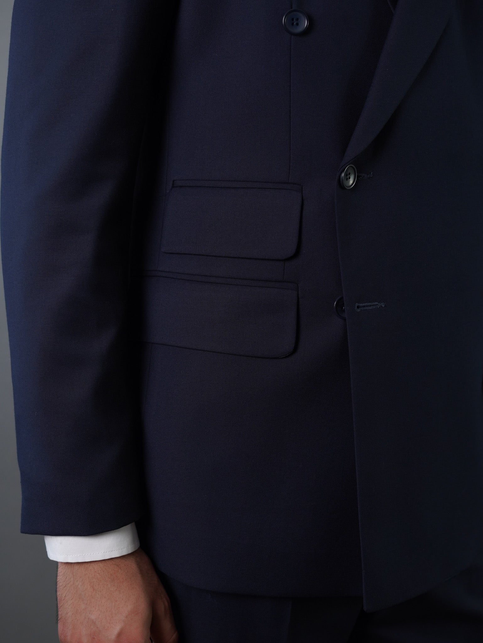 Double breasted suit - navy