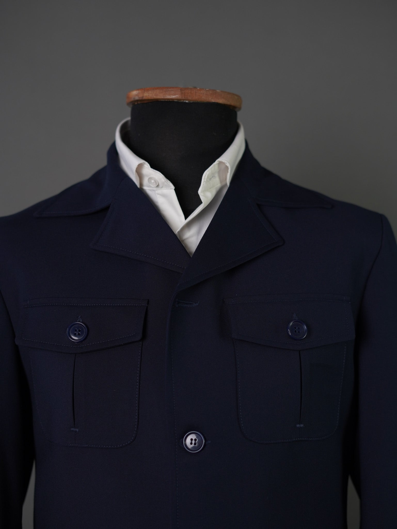 Safari Jacket-navy