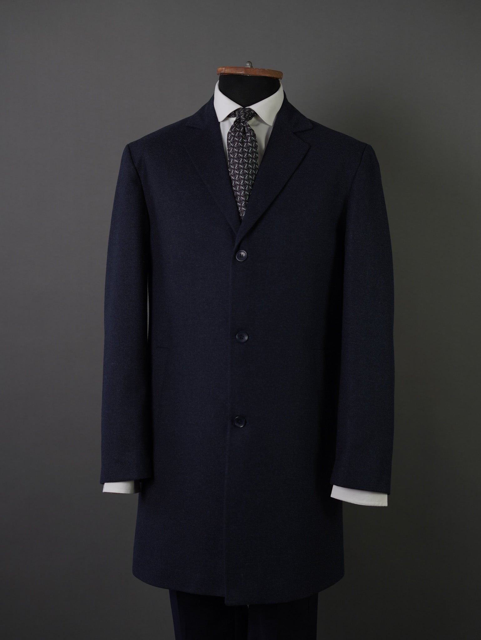 basic coat -navy