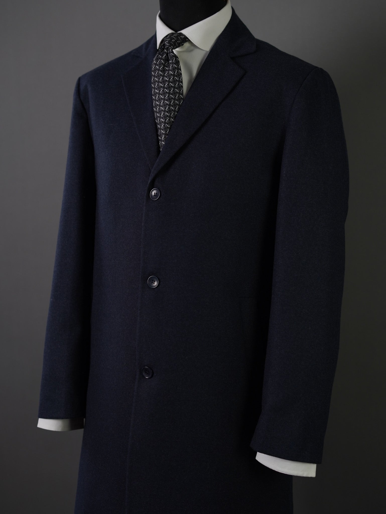 basic coat -navy