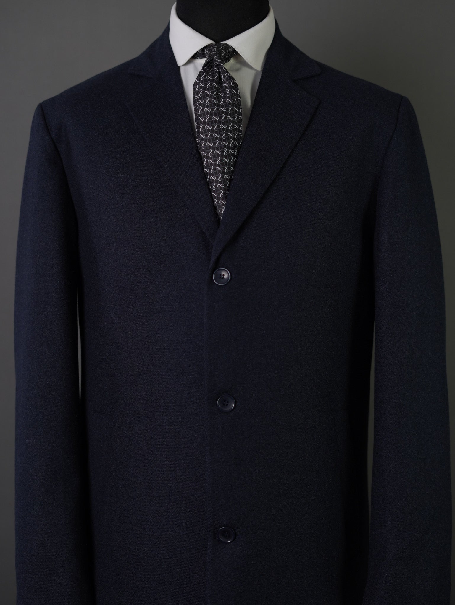 basic coat -navy