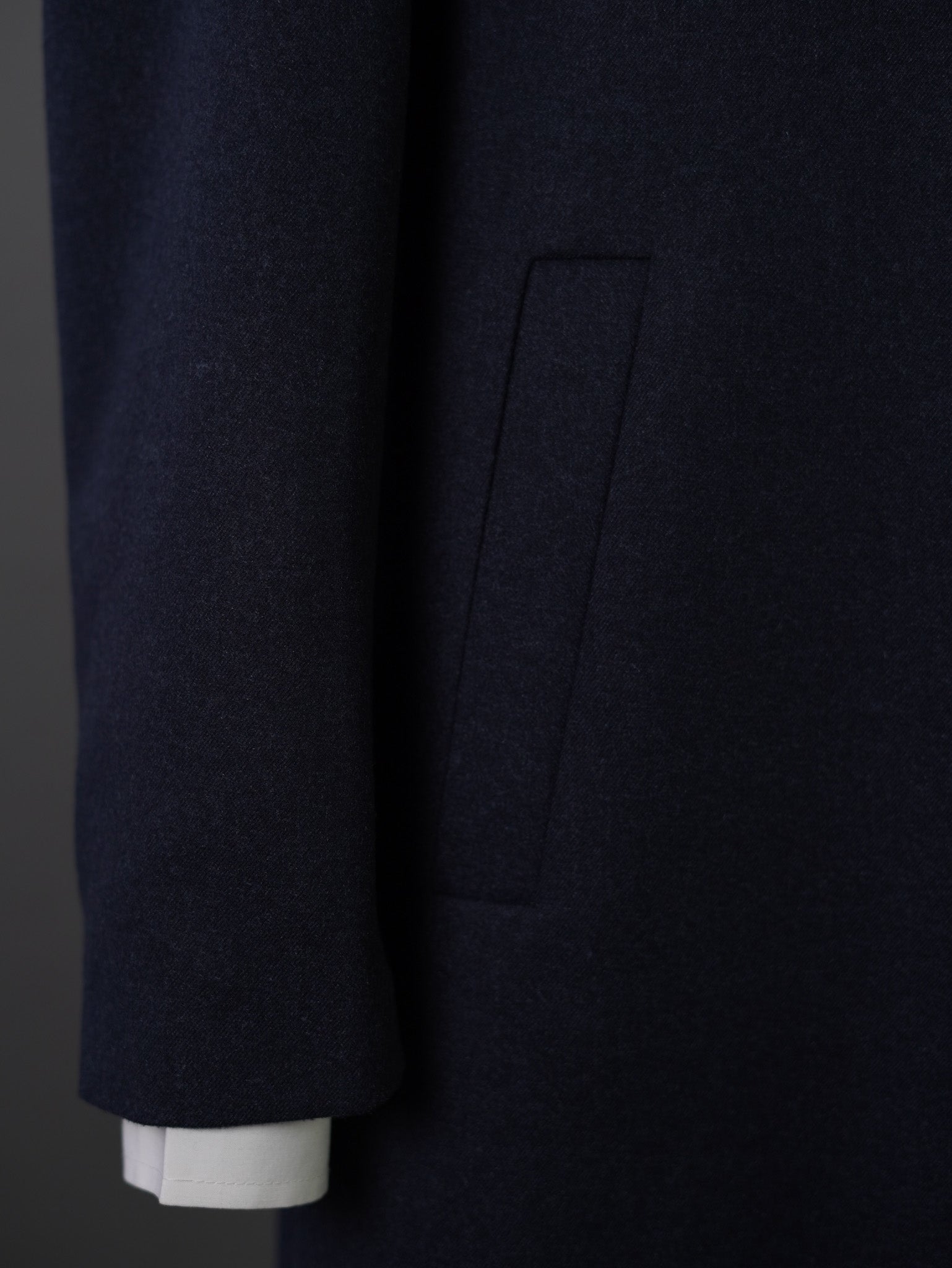 basic coat -navy