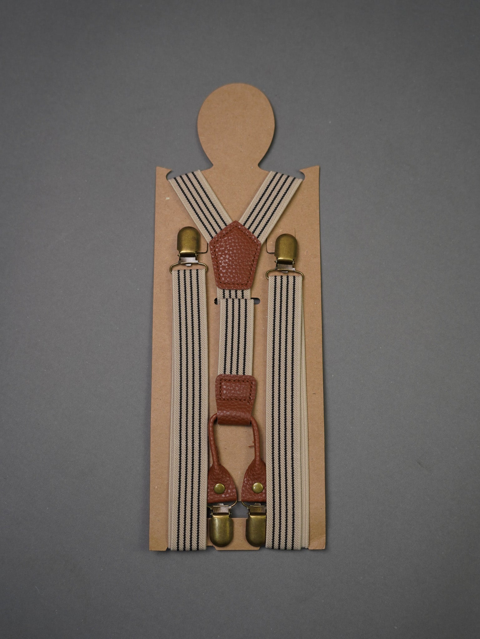 suspender - beige