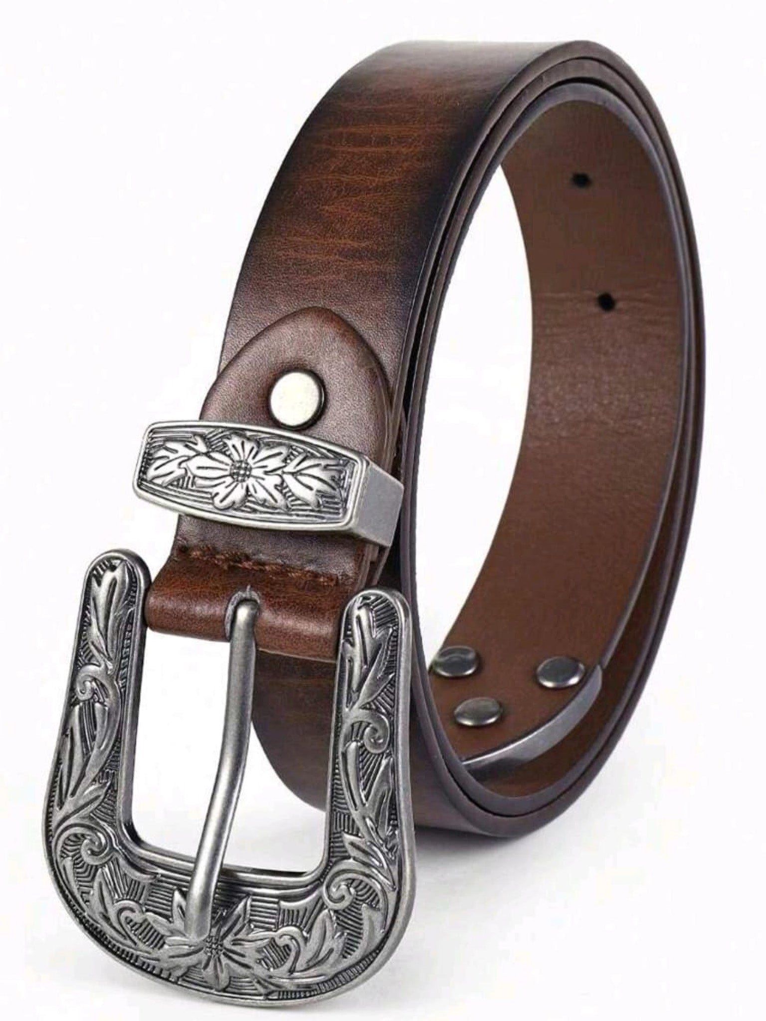 Old money leather belt